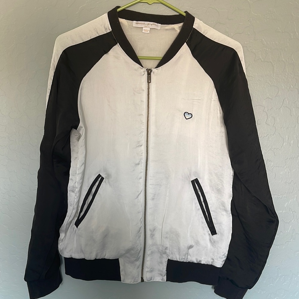 Spiritual gangster satin bomber jacket, x-small